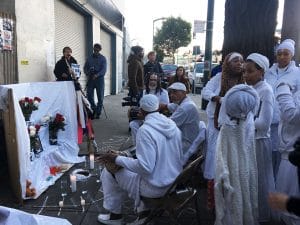 Mario-Woods-murder-1st-anniversary-African-culture-120216-by-Meaghan-Mitchell-web-300x225, Candlelight vigil marks year since Mario Woods was killed by police, Local News & Views 