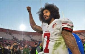 Colin-Kaepernick-raises-fist-after-beating-Rams-in-LA-122416-by-Robert-Hanashiro-USA-Today-300x189, Donald Trump’s boast may be the best thing that ever happened to Colin Kaepernick, Culture Currents 