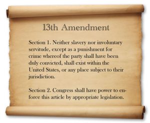 13th-Amendment-on-parchment-300x247, Get ready! The Millions for Prisoners Human Rights March on Washington is Aug. 19, News & Views 