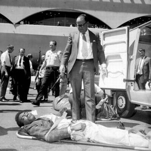 Ruchell-Magee-gravely-injured-on-stretcher-in-Marin-Courthouse-parking-lot-after-rebellion-080770-300x300, Get ready! The Millions for Prisoners Human Rights March on Washington is Aug. 19, News & Views 