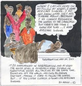 I-Hear-Africans-Singing-art-by-Arkee-Chaney-web-285x300, Survivors of long term solitary confinement petition for institutional restitution, Abolition Now! 