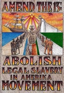 Amend-the-13th-Abolish-Legal-Slavery-in-Amerika-Movement-art-poster-by-Heshima-Denham-208x300, On Dec. 6, 1865, Black bodies were nationalized – and our prison movement was born, Behind Enemy Lines 