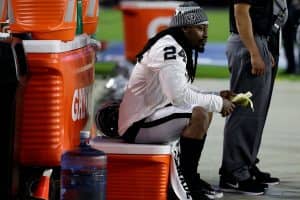 Oakland-Raider-Marshawn-Lynch-sat-ate-banana-during-national-anthem-Raiders-first-preseason-game-081217-300x200, Protests supporting Colin Kaepernick planned for NFL’s first week, Culture Currents 