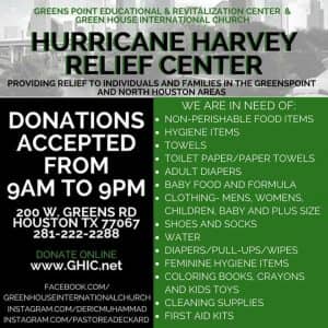 Harvey-Houston-Green-House-Intl-Church-poster-seeking-relief-donations-300x300, People helping people survive Harvey: Dispatches from Beaumont and Houston, News & Views 