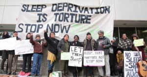 Sleep-deprivation-rally-Sleep-deprivation-is-torture-stop-now-w-protesters-at-CDCR-Sacramento-113015-by-Liberated-Lens-web-300x159, ‘Security/welfare checks’: Call for 602s, 22s and artwork, Abolition Now! 