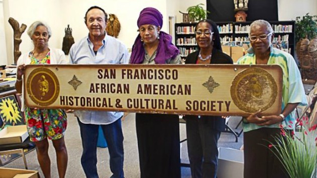 San-Francisco-African-American-Historical-and-Cultural-Society-5-elders-hold-banner, SFAAHCS Film Festival: ‘African Americans in Times of War: A Resilient Spirit’, Culture Currents 
