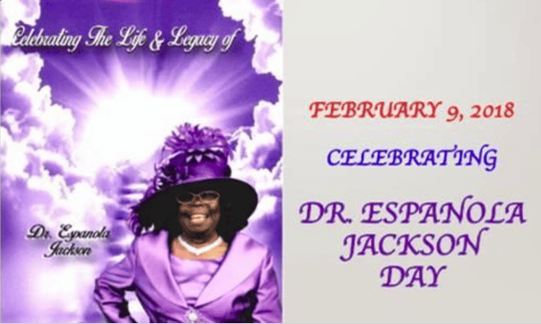 Dr.-Espanola-Jackson-Day, Wanda’s Picks for February 2018, Culture Currents 