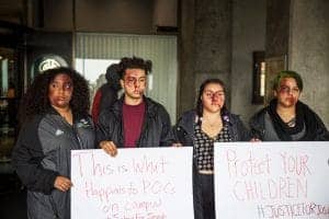 Humboldt-State-students-made-up-as-assault-victims-This-is-what-happens-to-POCs-on-campus-Justice-for-Josiah’-in-12DaysofAction-until-murder-1st-anniv-0418-by-Sam-Armanino-300x200, The City of Arcata receives notice for damages in David Josiah Lawson’s death after police chief resigns, News & Views 