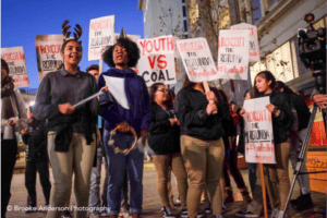 Youth-vs.-Apocalypse-protests-Tagami-coal-shipments-by-Brooke-Anderson-Photography-300x200, Jovanka Beckles, candidate for State Assembly District 15, urges Oakland to continue opposing coal shipments – as youth plan to protest tonight 6 p.m., Local News & Views 