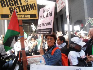 Comrade-Gloria-La-Riva-of-PSL-ANSWER-at-Free-Palestine-rally-in-SF-0518-by-Jahahara-web-300x225, The joys, and CRIMES, of Juneteenth, Culture Currents 