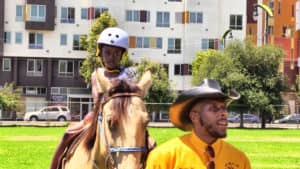 Mario-Woods-Remembrance-Day-lil-girl-on-horseback-Black-Cowboys-MLK-Park-072218-300x169, Mario Woods Remembrance Day 2018: Commemorating and celebrating life, Local News & Views 