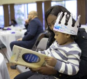 Center-for-Youth-Wellness-event-Abreeon-Lynch-reads-book-to-Arion-Stern-082118-by-Alisa-Tantaphol-web-300x273, Hosted by the Center for Youth Wellness, Dr. Nadine Burke Harris and Bayview Hunters Point parents discuss how early adversity affects the brains and bodies of children, Local News & Views 