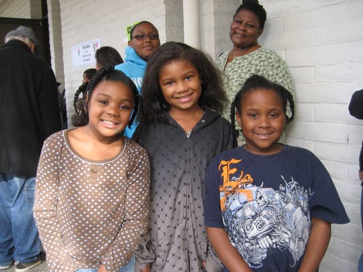 All-of-Us-or-None-13th-Annual-Community-Giveback-cousins-Malaysia-Aniya-Bryanna-Bryan-Grandmother-Victoria-120812, Children receive gifts from loved ones behind bars at Community Giveback, Local News & Views 