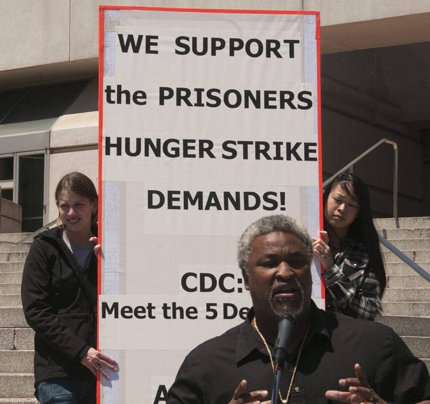 Hunger-strike-solidarity-rally-Jerry-Elster-speaks-080111-by-Felix-Barrett-Revolution, A message to supporters of the Five Core Demands, Abolition Now! 