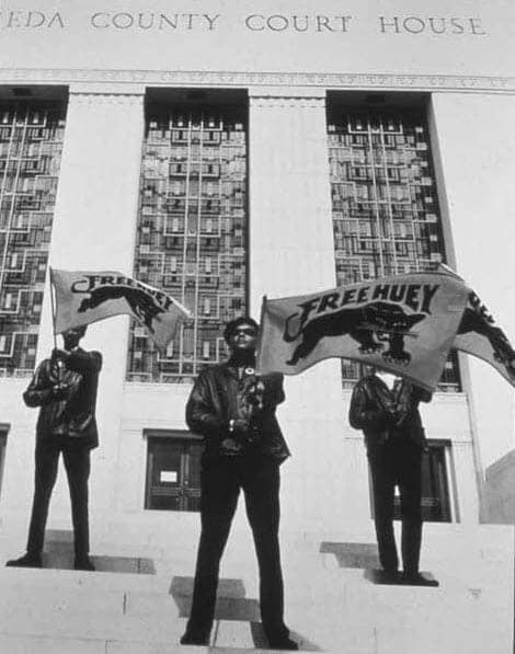 Black-Panthers-Alameda-County-Courthouse-3-Panthers-with-Free-Huey-flags-by-Pirkle-Jones, Wanda’s Picks for March 2013, Culture Currents 