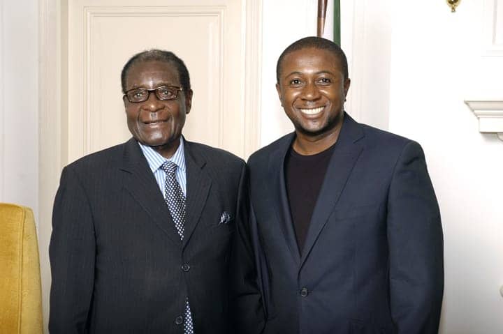 Roy-Agyemang-with-President-Robert-Mugabe-in-his-office-2008-web, ‘Mugabe: Hero or Villain’: an interview wit’ filmmaker Roy Agyemang, World News & Views 