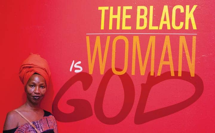 Black-Woman-is-God-Karen-Seneferu-sign-022813-by-Malaika-web, ‘The Black Woman Is God’, Culture Currents 