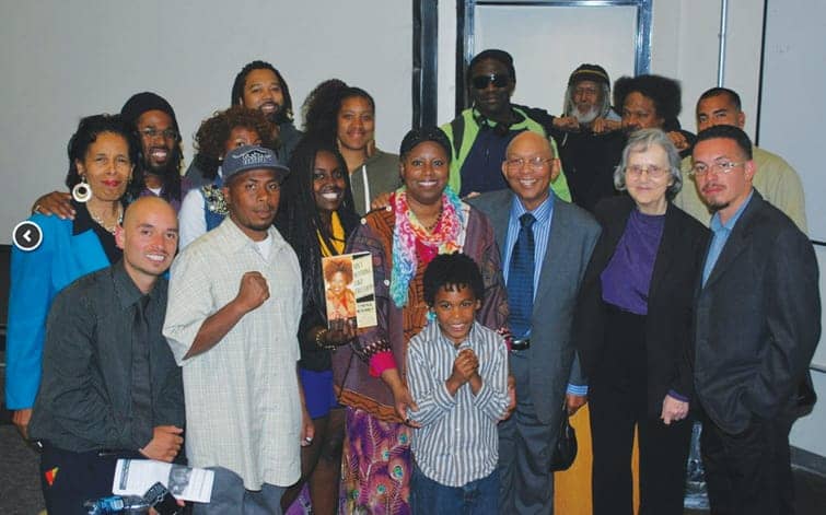 Cynthia-McKinney-Tour-group-pic-after-event-042413-Laney-by-Darnisha-Wright, Cynthia McKinney wins hearts and minds on California tour, News & Views 
