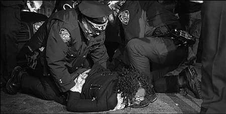 Kimani-Gray-protest-cops-on-Black-woman-on-ground-East-Flatbush-Brooklyn-031313-by-Stephanie-Keith-Polaris, Report from China: ‘Human Rights Record of the United States in 2012’, News & Views 