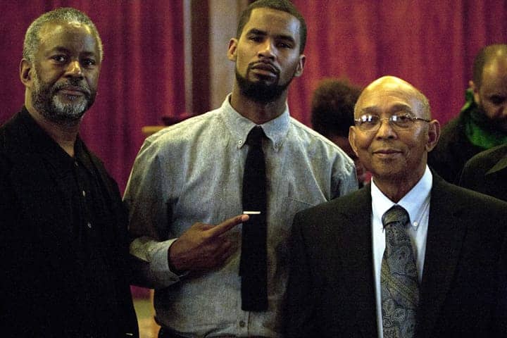 Malcolm-Shabazz-funeral-Ronald-Colthirst-Amir-Hassan-of-UCB-AA-Studies-Dept.-Willie-Ratcliff-051713-by-Malaika-web, In loving memory of El Hajj Malcolm Latif El Shabazz, Local News & Views 