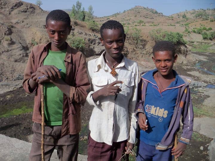 Ethiopia-boys-on-road-Addis-to-Lalibela-0613-by-Wanda, Wanda in Africa, World News & Views 