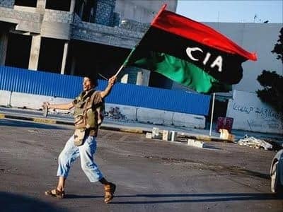 Libya-rebel-flag-CIA, U.S.-NATO installed Libyan regime requests assistance from imperialist military alliance, World News & Views 