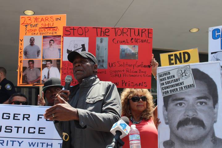 Hunger-strike-rally-LA-Danny-Glover-073113-by-Alex-Sanchez-Homies-Unidos, Amid a week of rallies in support of prison hunger strikers, California Assemblyman Tom Ammiano urges action, resolution to strike, Abolition Now! 