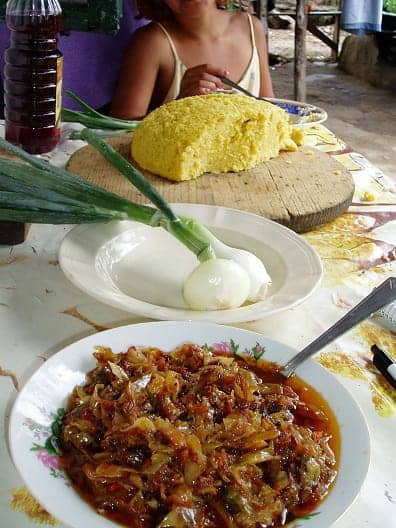 Typical-Gypsy-meal-shak-te-mas-cabbage-meat-onion-cornbread-by-Chuck-Todaro, African Americans and the Gypsies: a cultural relationship formed through hardships, World News & Views 