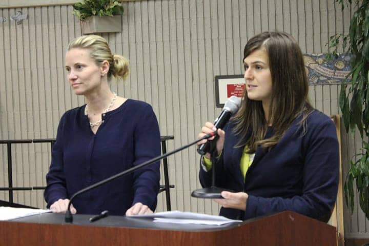 BHRLC-Meet-the-Lawyers-Andrea-Hogan-Bobbi-Dobush-at-podium-Alex-Pitcher-Room-102413-by-Lance-Burton-Planet-Fillmore-Co, How to make our ‘hood peaceful and prosperous: The sun always rises again, Local News & Views 