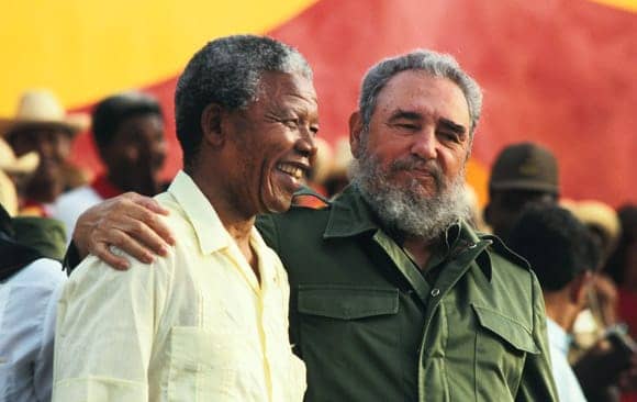 Fidel-Castro-welcomes-Nelson-Mandela-to-Cuba-072791, Nelson Mandela, Cuba and the Terror List, World News & Views 