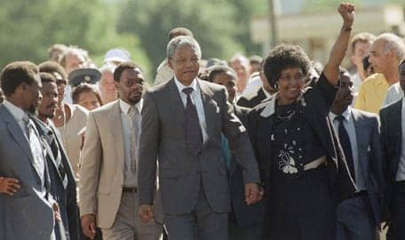 Nelson-Mandela-Winnie-leave-prison-021190-by-Greg-English-AP, Mandela’s legacy extends from South Africa, the continent to the world, World News & Views 