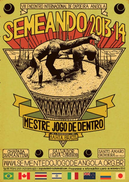 Semeando-2013-14-poster-for-Capoeira-Angola-conference-Salvador-Bahia-web, Salvador, Bahia, Brazil: Africa in the Americas, Culture Currents 