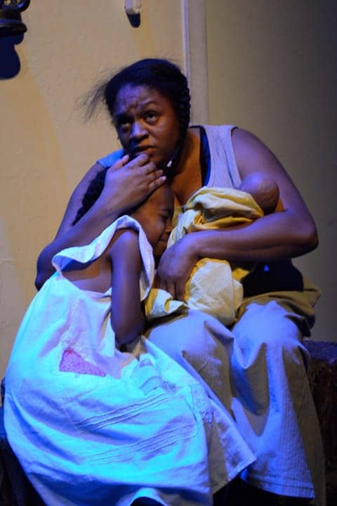 ‘Go-Tell-It’-Contrena-Jones-Xion-Abiodun-John’s-wife-child-left-behind-Christmas-day-1213-by-JR-web, Harriet Tubman Christmas play ‘Go Tell It’ is back: an interview wit’ playwright Taiwo Kujichagulia Seitu, Culture Currents 