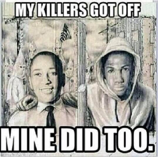 Emmett-Till-Trayvon-Martin-My-killers-got-off-mine-did-too, Our people – our evolution: ‘Emmett Till: An American Hero’, Culture Currents 