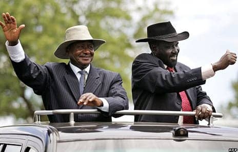 Ugandan-President-Yoweri-Museveni-South-Sudanese-President-Salva-Kiir, The international community’s unforgivable betrayal of the people of South Sudan, World News & Views 