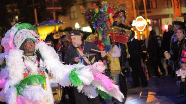 Fat-Tuesday-in-Fillmore, Mardi Gras San Francisco Style kicks off in Fillmore Plaza, Culture Currents 