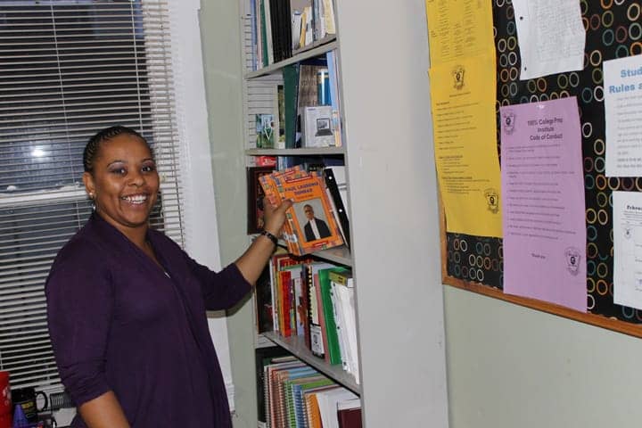 College-Prep-program-coordinator-Tachelle-Herron-Lane-in-middle-school-study-tutoring-rooms-3rd-floor-by-Laura-Sava, 100% College Prep: Fostering successful youth in the Bayview, Culture Currents 