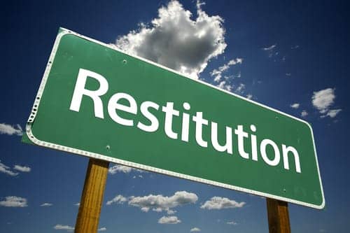 Restitution-sign, Petition for Black Victims’ Restitution, Abolition Now! 