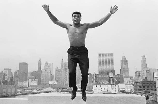 Muhammad-Ali-floating, ‘The Trials of Muhammad Ali’, Culture Currents 