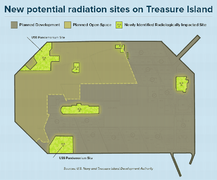 New-potential-radiation-sites-on-Treasure-Island-0812-by-Bay-Citizen, Treasure Island Subsite 31: The Chernobyl trees at Mordor, Local News & Views 