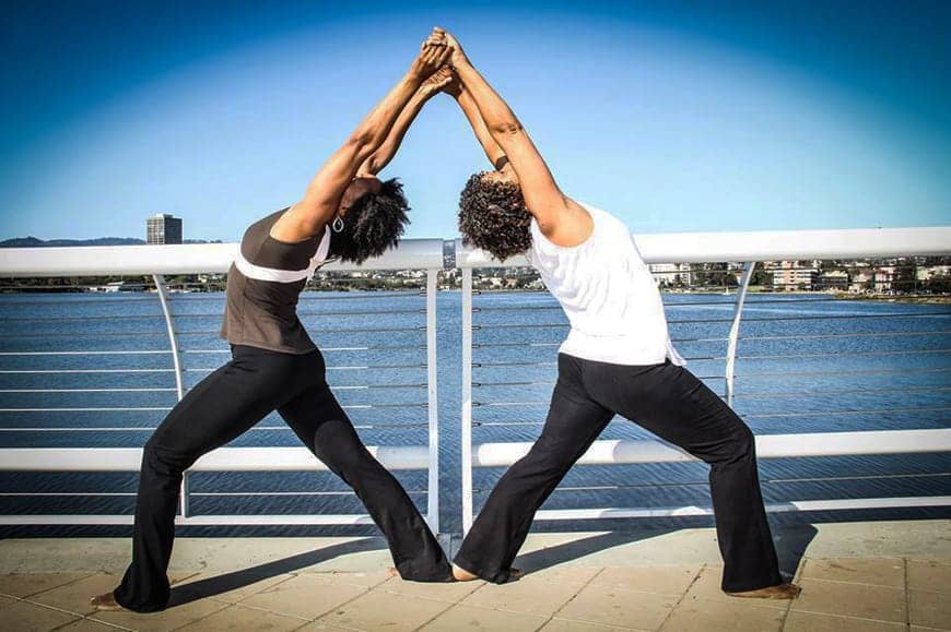 Yoga-on-Oakland-waterfront, Anasa, a Black yoga studio in Oakland: an interview wit’ founders Jean-Marie Moore and Katrina Lashea, Culture Currents 