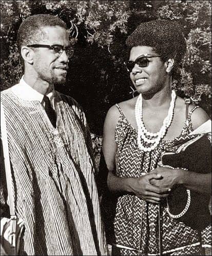 Malcolm-X-Maya-Angelou, A woman called Maya, Culture Currents 
