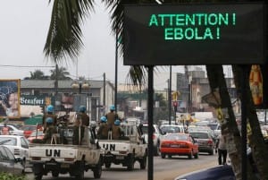 Attention-Ebola-UN-soldiers-patrol-Abidjan-Ivory-Coast-300x201, Ebola, the African Union and bioeconomic warfare, World News & Views 