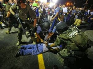 Michael-Brown-rebellion-Ferguson-militarized-police-arrest-young-Black-man-082014-by-Curtis-Compton-AP-web-300x222, More Black people killed by police than were lynched during Jim Crow, News & Views 
