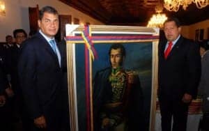 Ecuador-President-Rafael-Correa-Venezuela-President-Hugo-Chavez-unveil-Simon-Bolivar-portrait-by-Presidencia-de-la-Republica-del-Ecuador-300x188, Et tu, Brute? Haiti’s betrayal by Latin America, World News & Views 