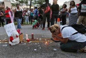 Michael-Brown-community-gathers-at-murder-site-0814-300x203, Let’s talk about Ferguson, News & Views 