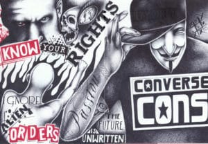 Know-Your-Rights-art-by-Criss-Garcia-web-300x208, Amplify the voices these prisons try to silence: Fight censorship from California to Pennsylvania, Abolition Now! 