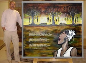 Strange-Fruit-art-by-Oakland-artist-Lawrence-Jones-300x221, The war on Billie Holiday: The Bureau of Narcotics’ strange obsession, Culture Currents 