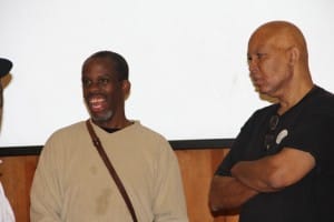Leroy-Moore-and-Emmitt-Thrower-300x200, Does the disability community need a documentary on police brutality from a retired disabled Black cop?, Culture Currents 