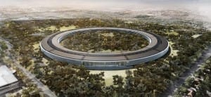 Architects-rendering-of-Apples-spaceship-5-billion-campus-300x138, Apple lifts ban on construction workers with felony convictions, must do more – two perspectives, Local News & Views 